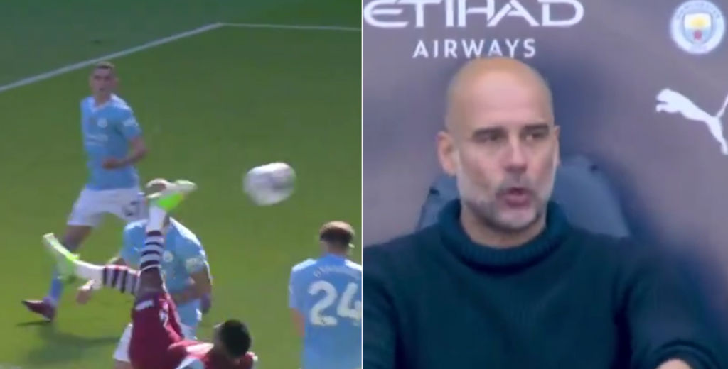 City recibió uno de los mejores goles de la Premier: de chilena y Guardiola estalló