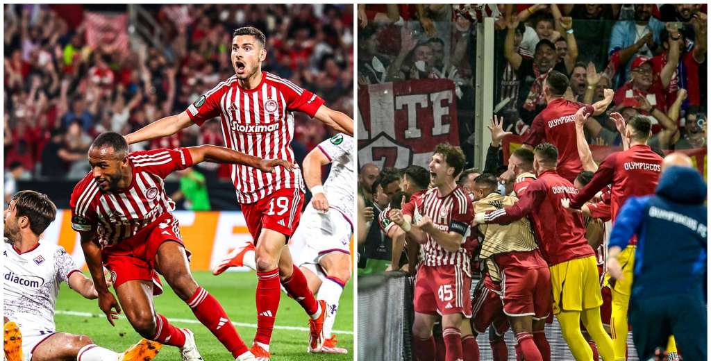 Olympiacos consigue una victoria agónica y es campeón de la Conference League