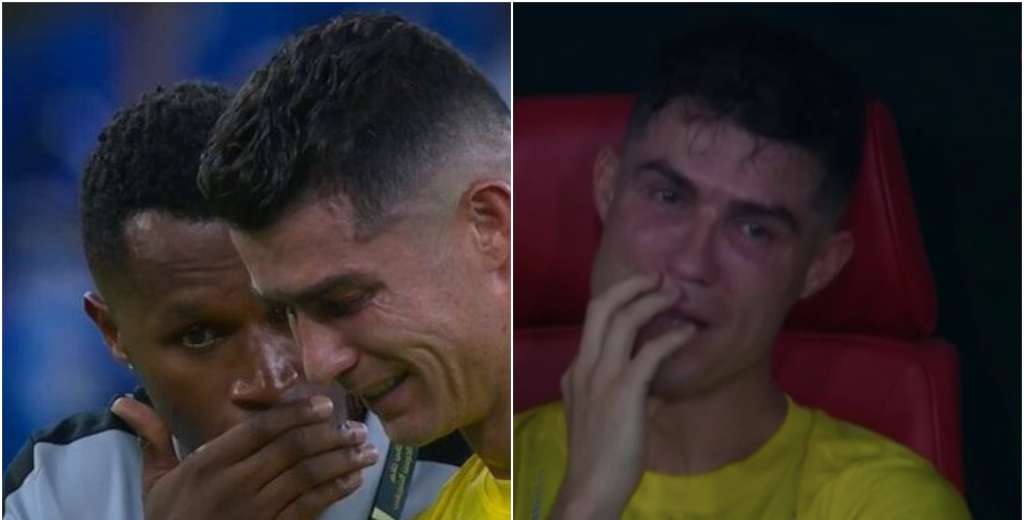 Impactante imagen: Al Nassr perdió otro título y Cristiano quedó solo llorando