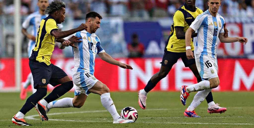 Argentina, con golazo de Di María, le ganó bien a Ecuador