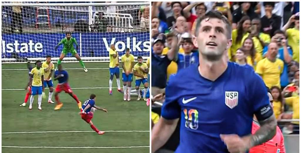 Alisson se durmió y Pulisic le clavó un golazo para el empate de USA ante Brasil