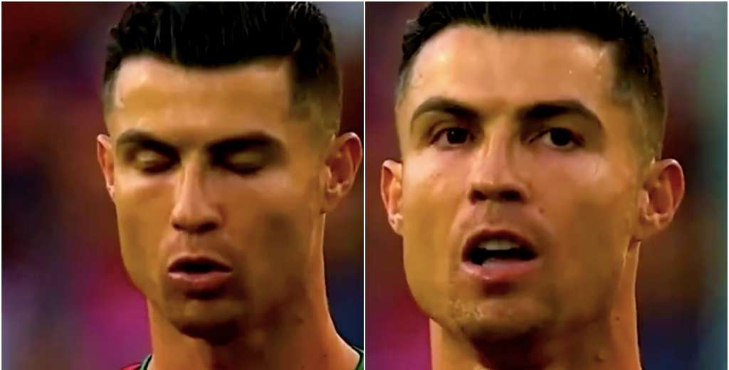 Nunca antes visto: revelan la frase de Cristiano antes de patear un tiro libre