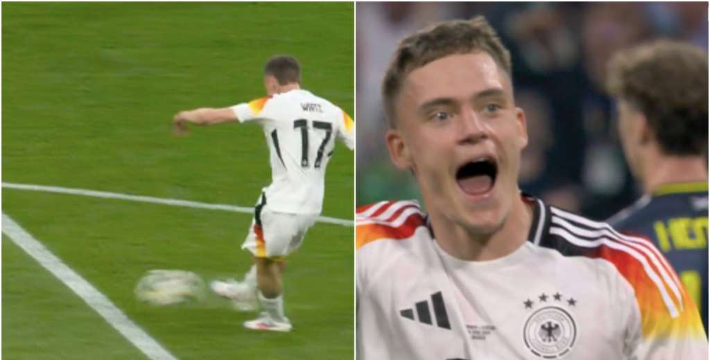 A Wirtz le bastó 10' para marcar el primer gol de la Eurocopa para Alemania