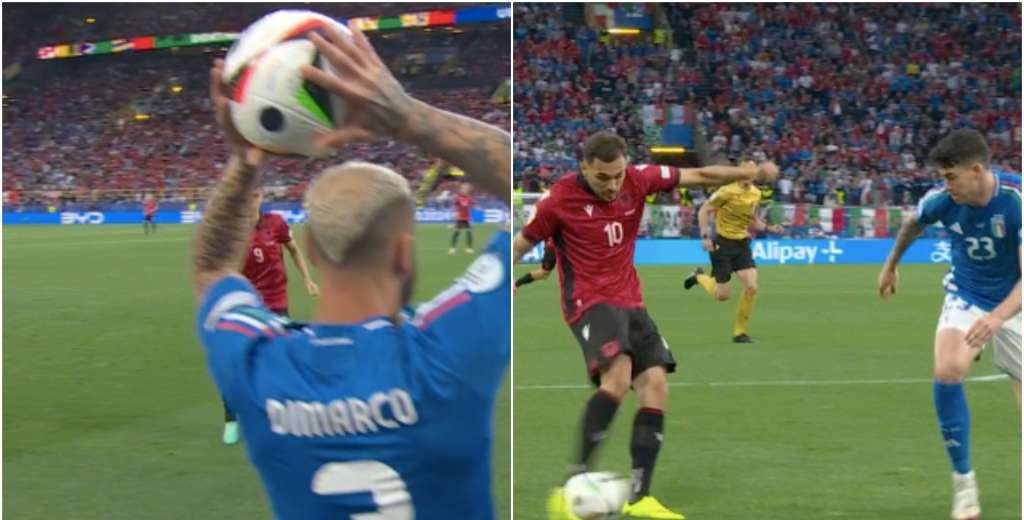 El peor lateral del año: Dimarco le regaló el gol a Albania a los 23 segundos...