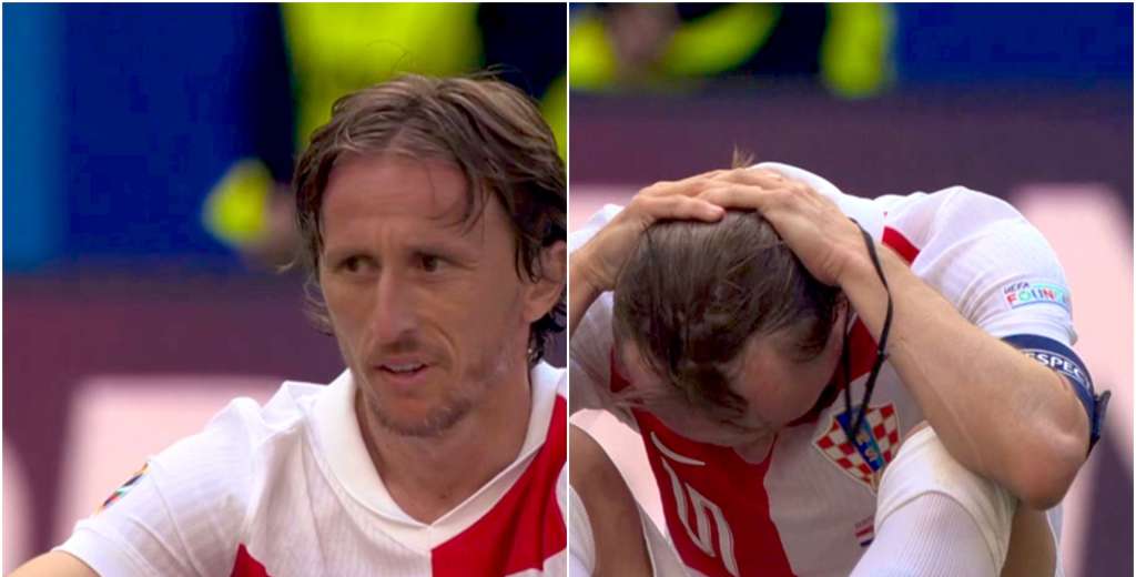 Devastado, hundido: la reacción de Modric tras empatar contra Albania