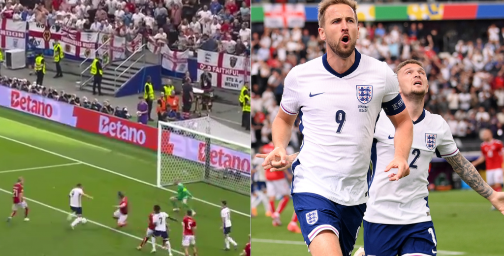 Apareció el goleador de Inglaterra: Kane marcó su primer gol en la Eurocopa