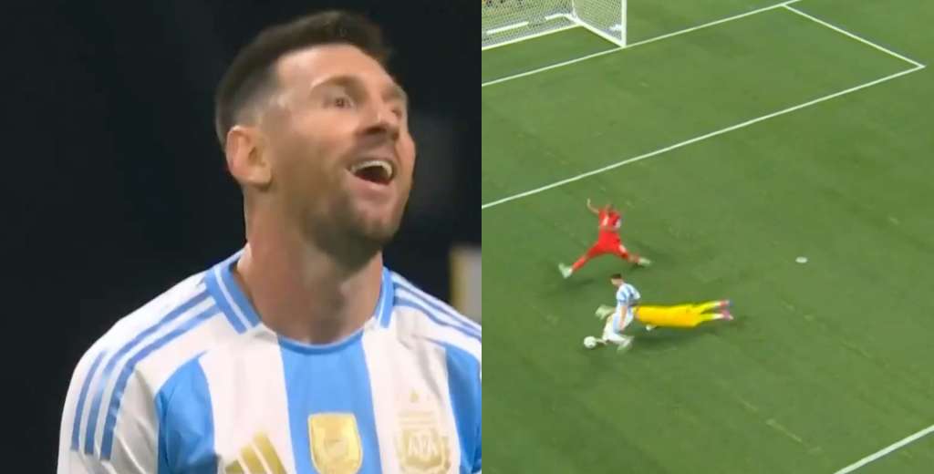 Si entraba era un gol sensacional: la jugada que hizo Messi ante Canadá