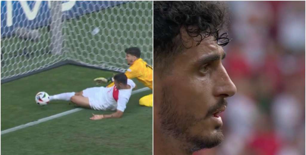 Devastador: Akaydin quiso darle un pase al arquero y le regaló un gol a Portugal