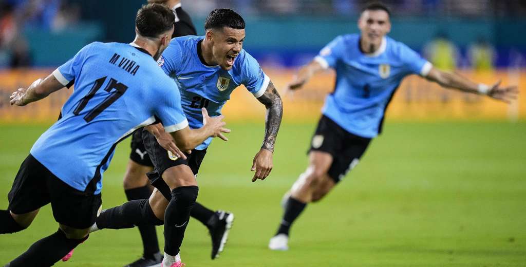 Victoria 3-1: Uruguay impuso su categoría ante Panamá