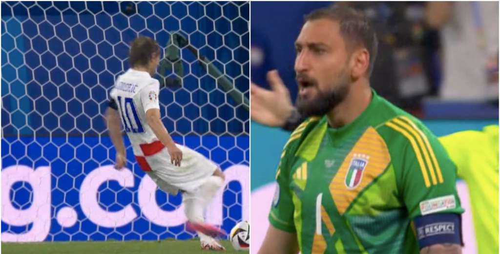 Modric falló un penal y 15 segundos después marcó: Donnarumma explotó