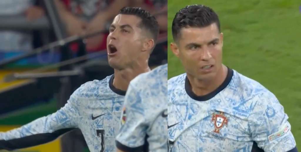 Nunca se lo vio así: Cristiano Ronaldo explotó y no lo echaron de milagro