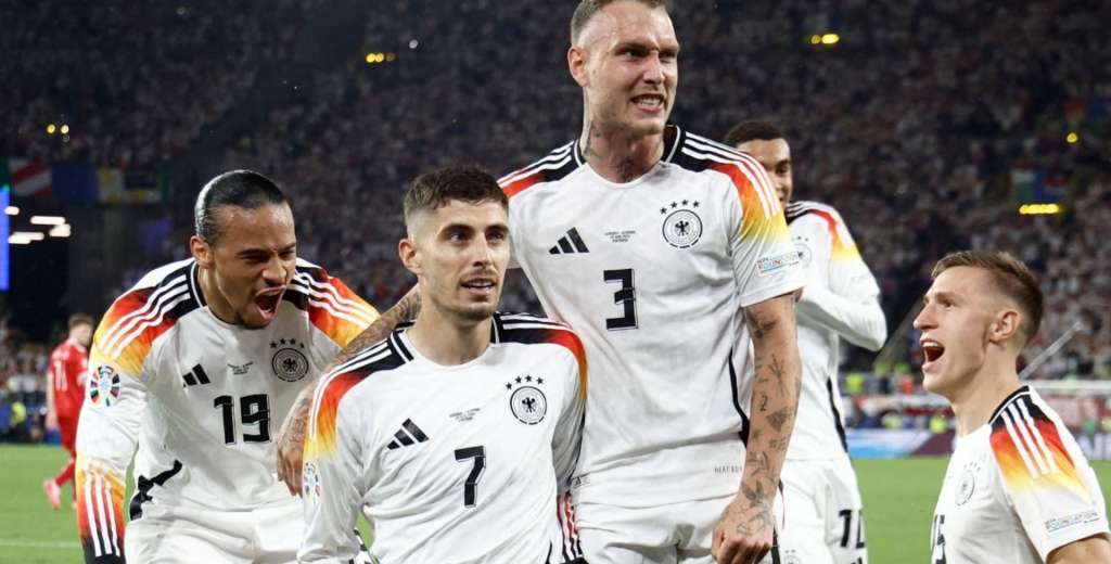 Alemania le gana un partidazo a Dinamarca y pasa a cuartos de la Eurocopa
