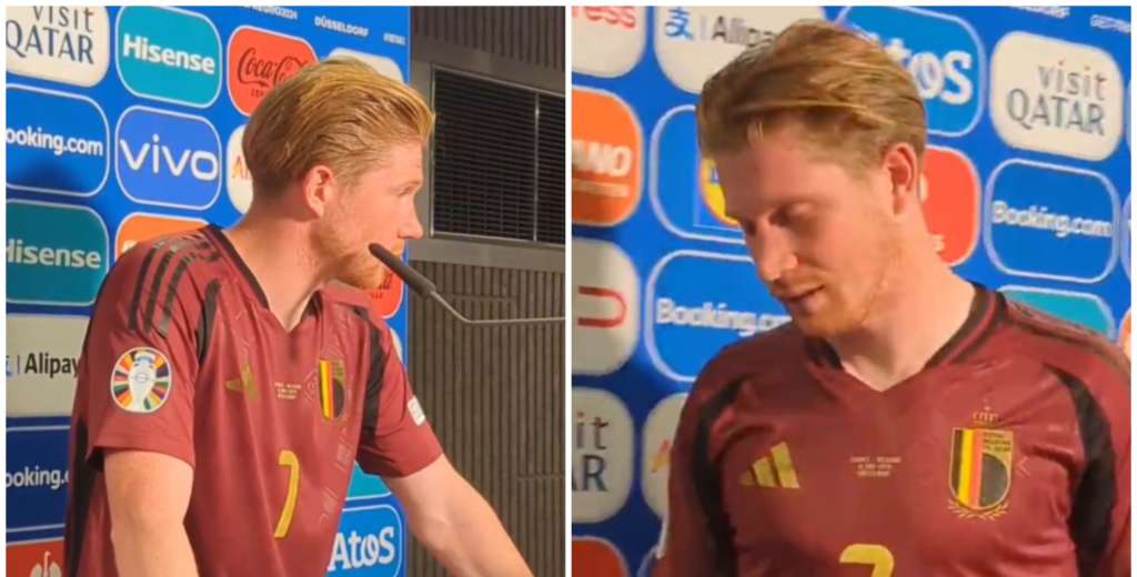 De Bruyne explotó contra un periodista: "¿Por qué nunca ganaron nada?"