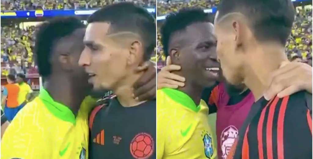 Muñoz borró del campo a Vinicius: su reacción al final del partido es brutal...