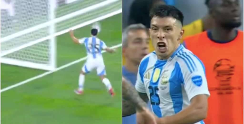 Lisandro Martínez los durmió a todos: corner rápido y gol de Argentina