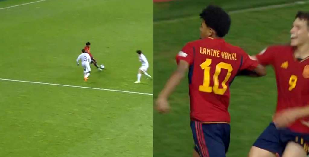 Hace un año Lamine Yamal también le metió este golazo idéntico a Francia