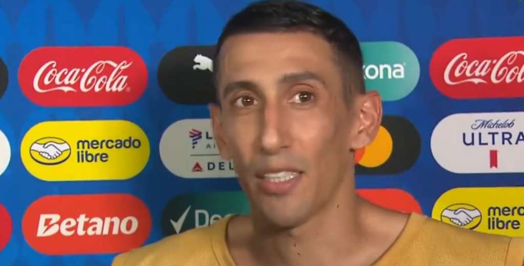 Di María emocionado por su último partido: la frase que conmovió a todos