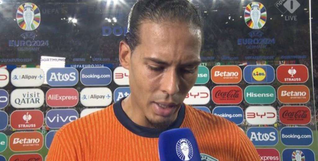 Tras queda eliminado, Van Dijk soltó la bomba: "Cuando terminó el partido..."