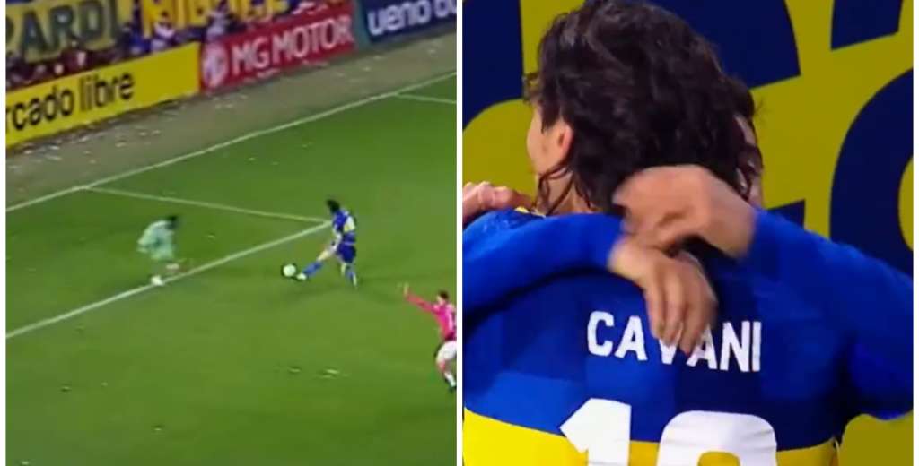 Para esto vino: la espectacular definición de Cavani para poner en ventaja a Boca