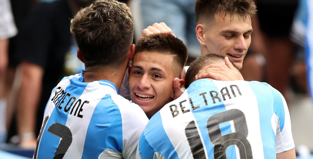 Argentina venció a Ucrania por 2-0 y clasificó a cuartos de final en los JJ.OO.