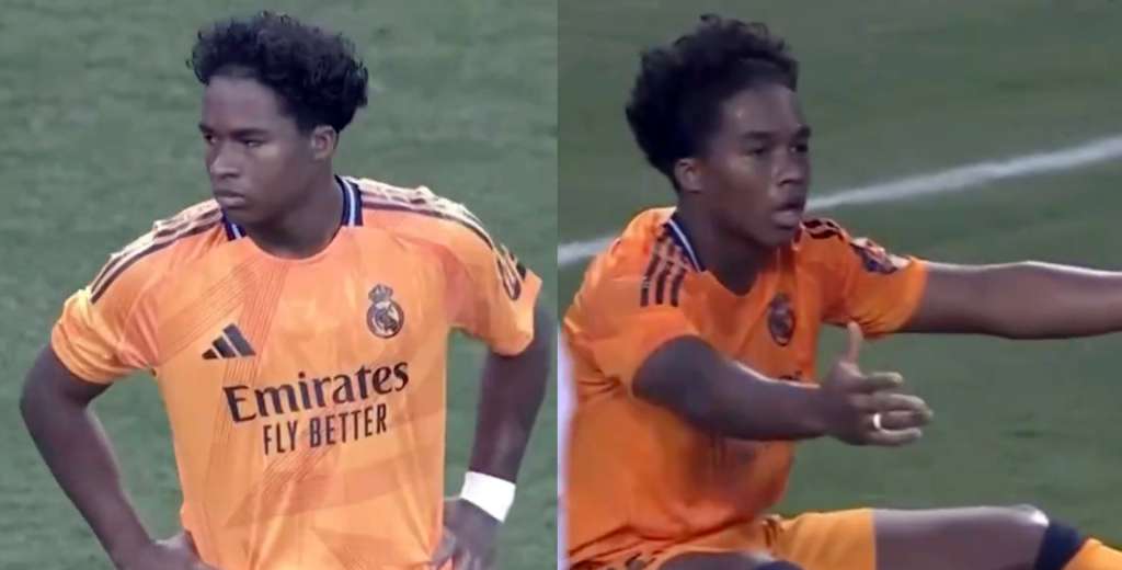 Endrick hundido: el humillante video de su debut en Real Madrid