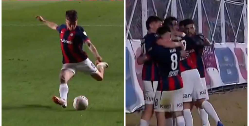 Explotó el Gasometro: la asistencia espectacular de Reali para el golazo de Cuello