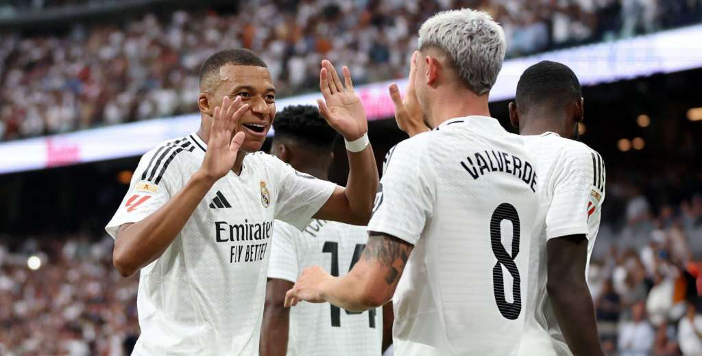 Todavía sin brillar, el Real Madrid goleó 3-0 en el Bernabéu