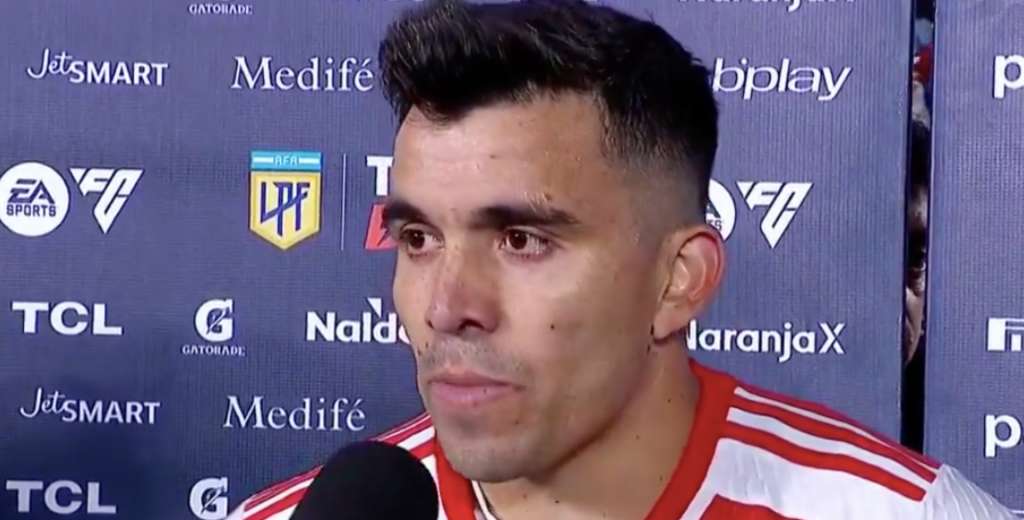 Huevo Acuña debutó en River y estalló: "Amenazaron a mi familia, no hablo más"