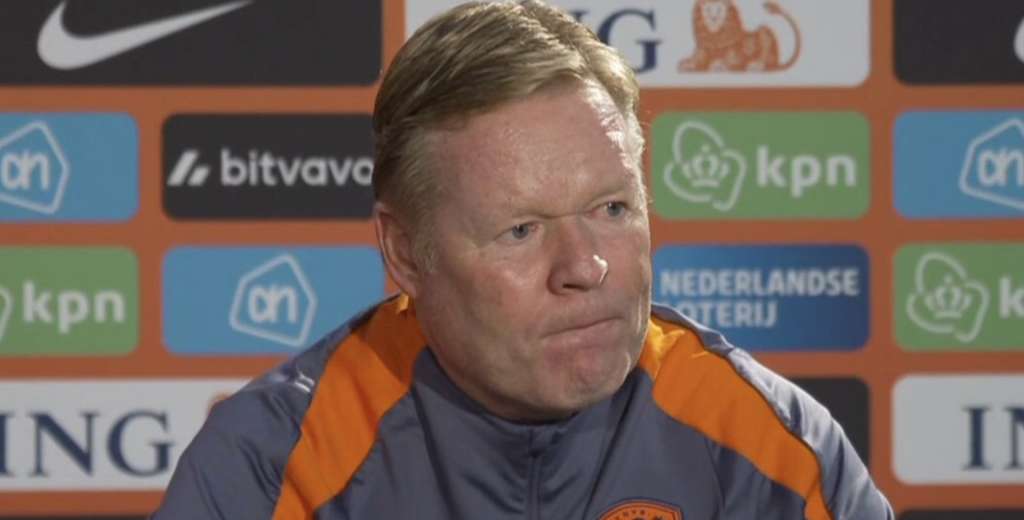 Koeman atacá a otro jugador de Países Bajos: "Le falta concentración..."