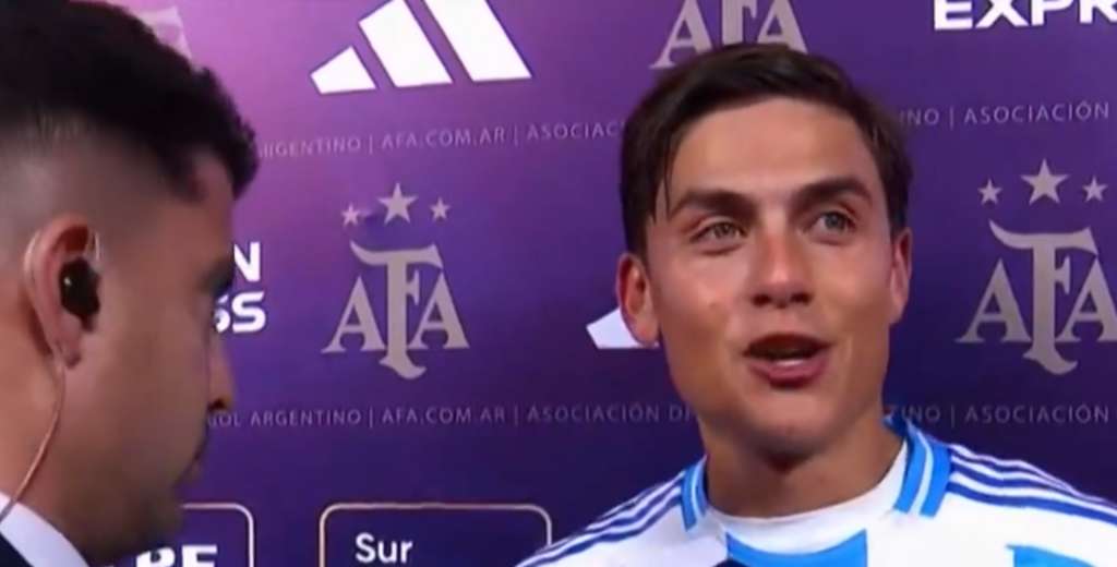 Dybala contundente sobre la diez de Messi: "Esta no es mi remera pero..."