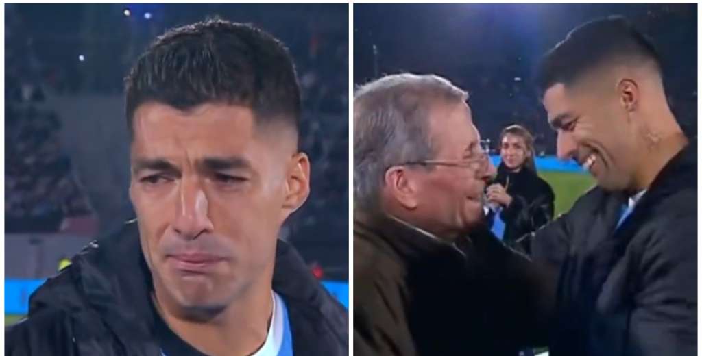 Conmovedor, hasta las lágrimas: el abrazo de Tabárez con Luis Suárez...