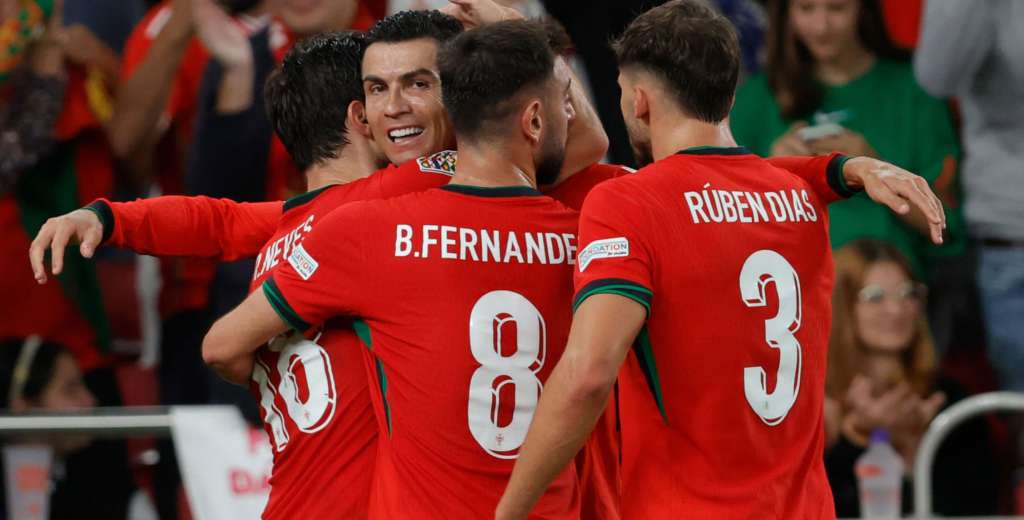 Entró Cristiano Ronaldo, metió su gol 901 y Portugal ganó 2-1