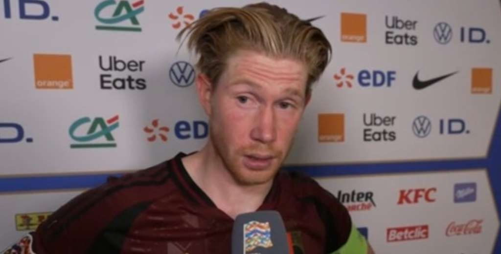 De Bruyne enfurecido tras la derrota de Bélgica: "Hay gente que no..."