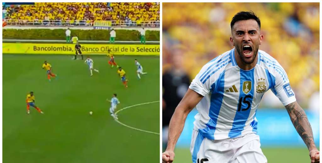 El menos pensado: James le regaló la pelota a Nico González y Argentina lo empató