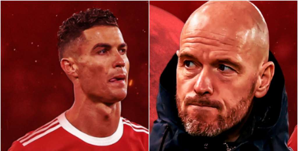 Ten Hag es penoso: lo borró del equipo por darle like a la crítica de Cristiano