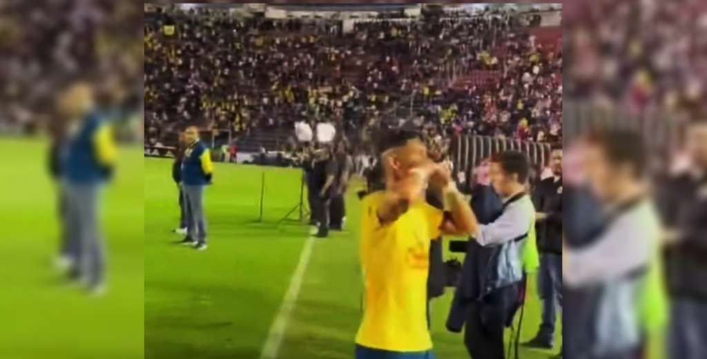 Video: burlas y provocación de un jugador de las Águilas a la afición de Chivas