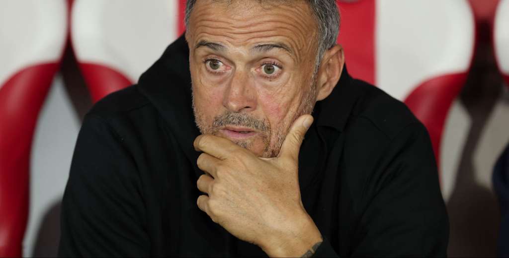 Luis Enrique se lamenta: "¡Qué pena que se fue al Real Madrid!"