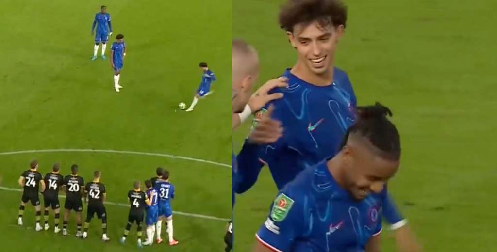 Nueva maravilla de Joao Félix en el Chelsea: este golazo de tiro libre