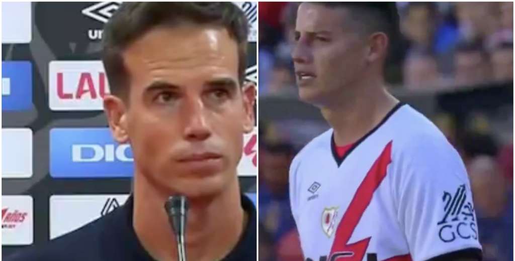 James es titular, figura y el técnico de Rayo explota: "No es bueno para el club"