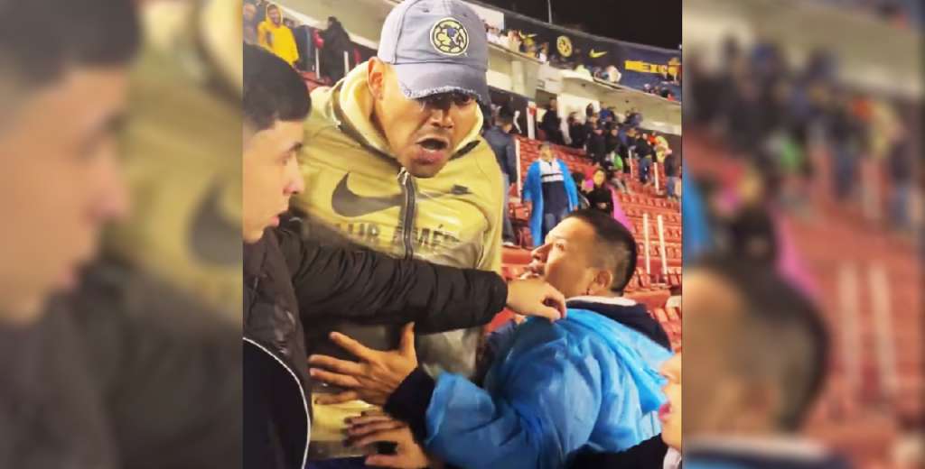 Agresiones y sangre: el video de la pelea entre hinchas de América y Pumas