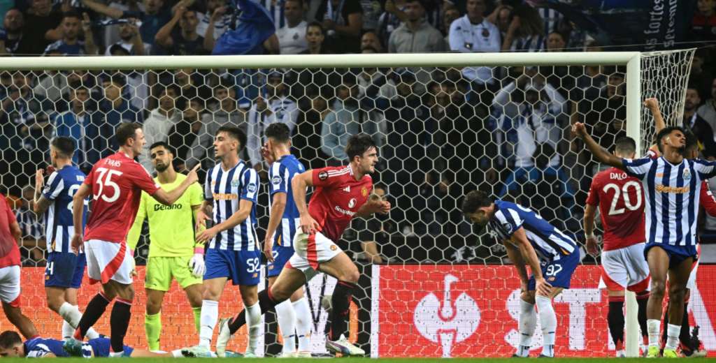 Se salvó Ten Hag: El United lo perdía 3-2 pero Maguire lo empató a los 90'