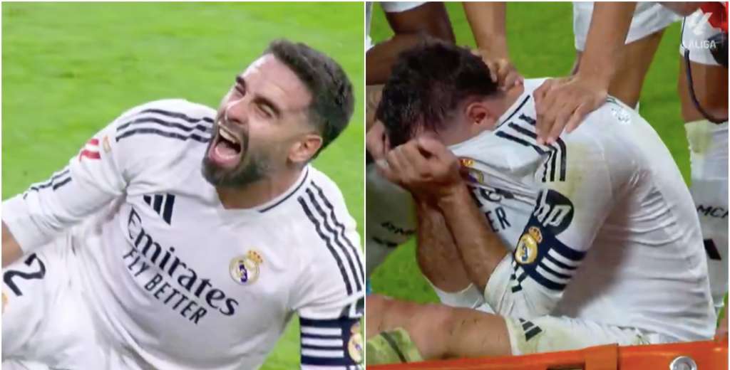 Conmovedor, impactante: Carvajal a los gritos y llorando, pide salir del partido